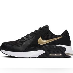 Womens Air Max Excee GS 'Black Metallic Gold'